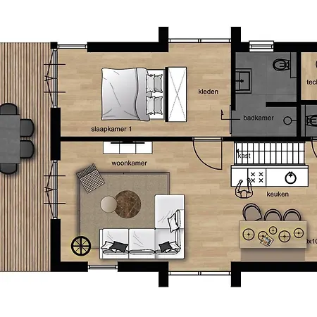 Prázdninový dům Bos Met Hottub & Sauna | 6 Personen